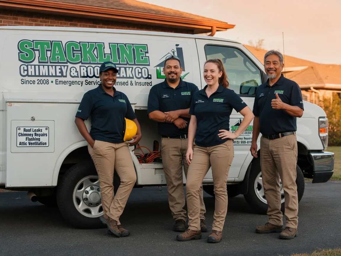 Chimney flashing repair company in Peak, SC